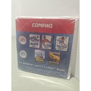 Compaq EA Sports Games PC Bundle Sealed Madden Tiger Woods SimCity NFS